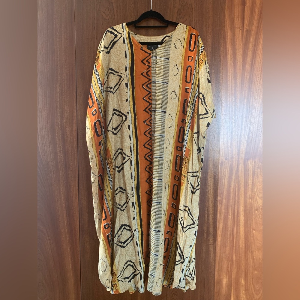 Anthony Mark Hankins Patterned Muumuu  Dress
